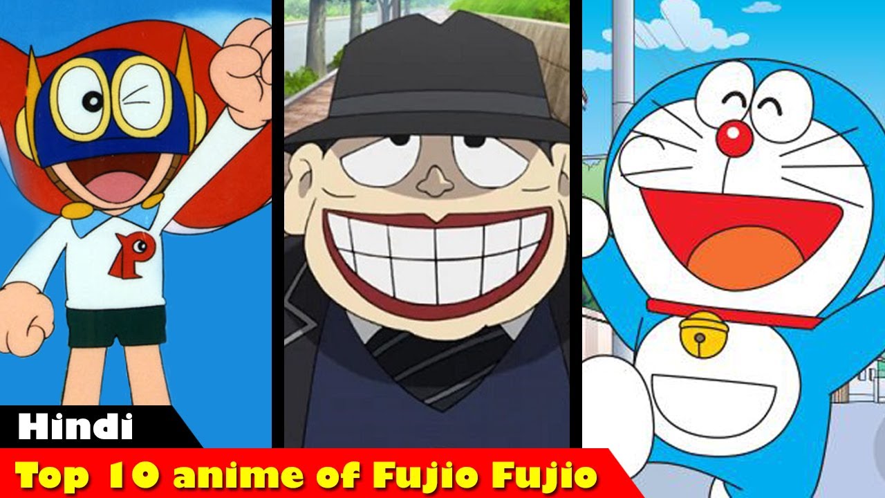 Top 10 anime based on Fujiko Fujio's manga in hindi   Doraemon, Kiteretsu, Ninja Hattori