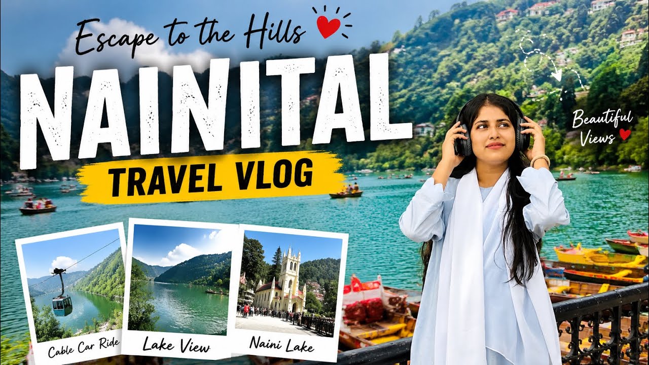 Nainital Vlog 🏔️ | Boating in Naini Lake 🚣 | Beautiful Weather & Amazing Views | Travel Vlog