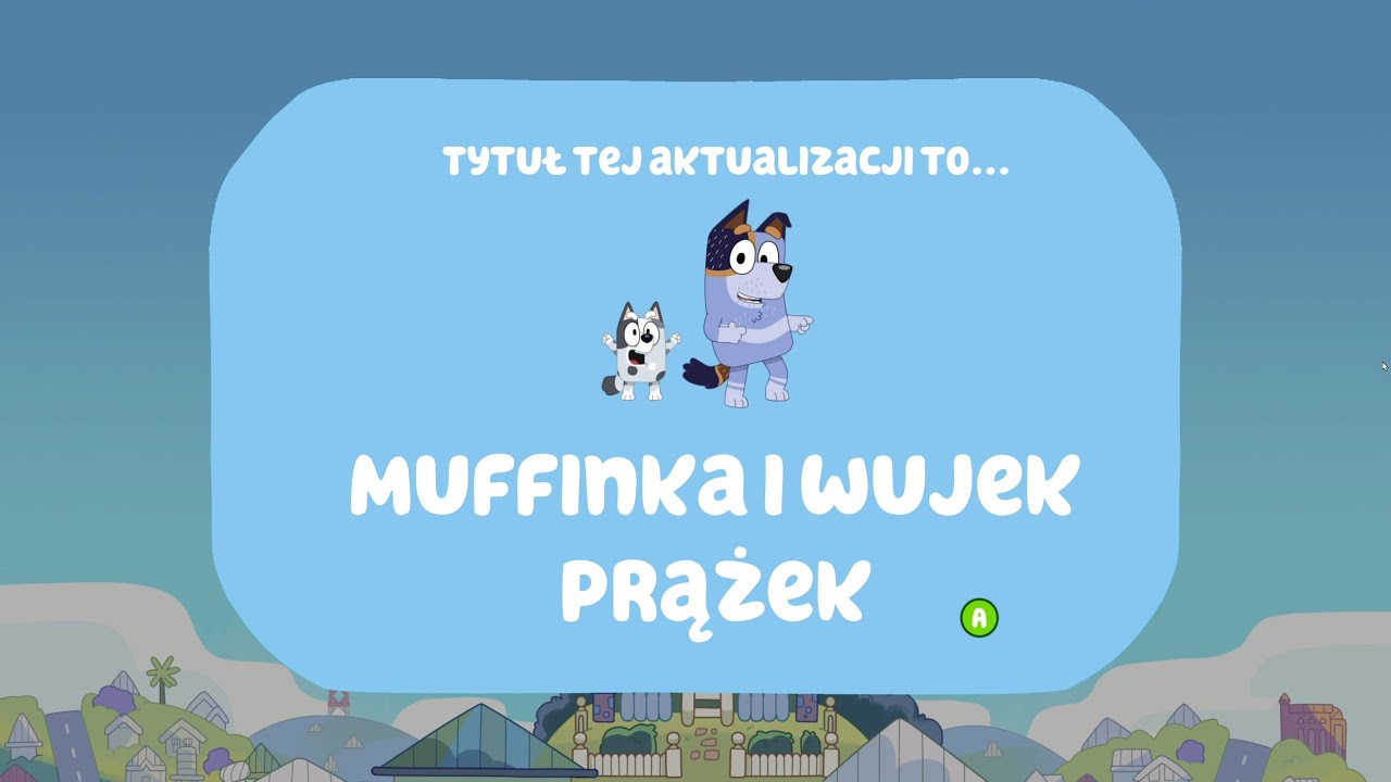 Muffinka i wujek Prążek | Bluey - gra wideo.