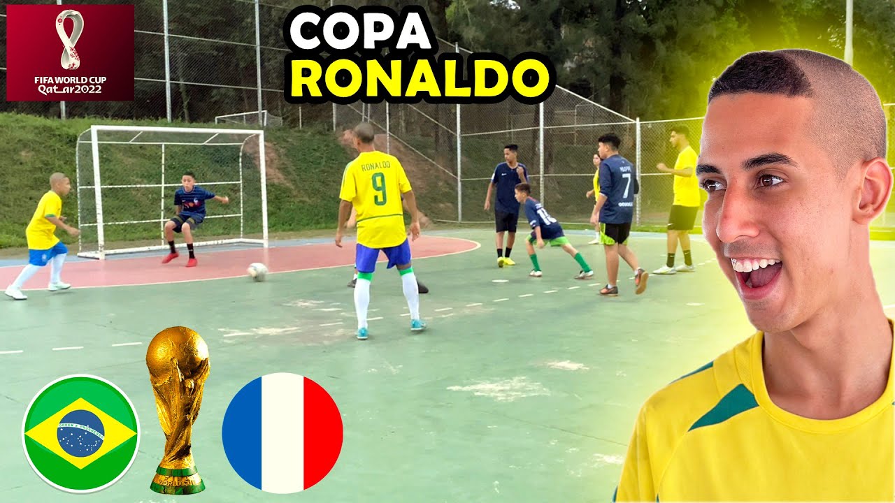 BRASIL x FRANÇA VALENDO VAGA NA FINAL DA COPA DOS RONALDOS ‹ Rikinho ›