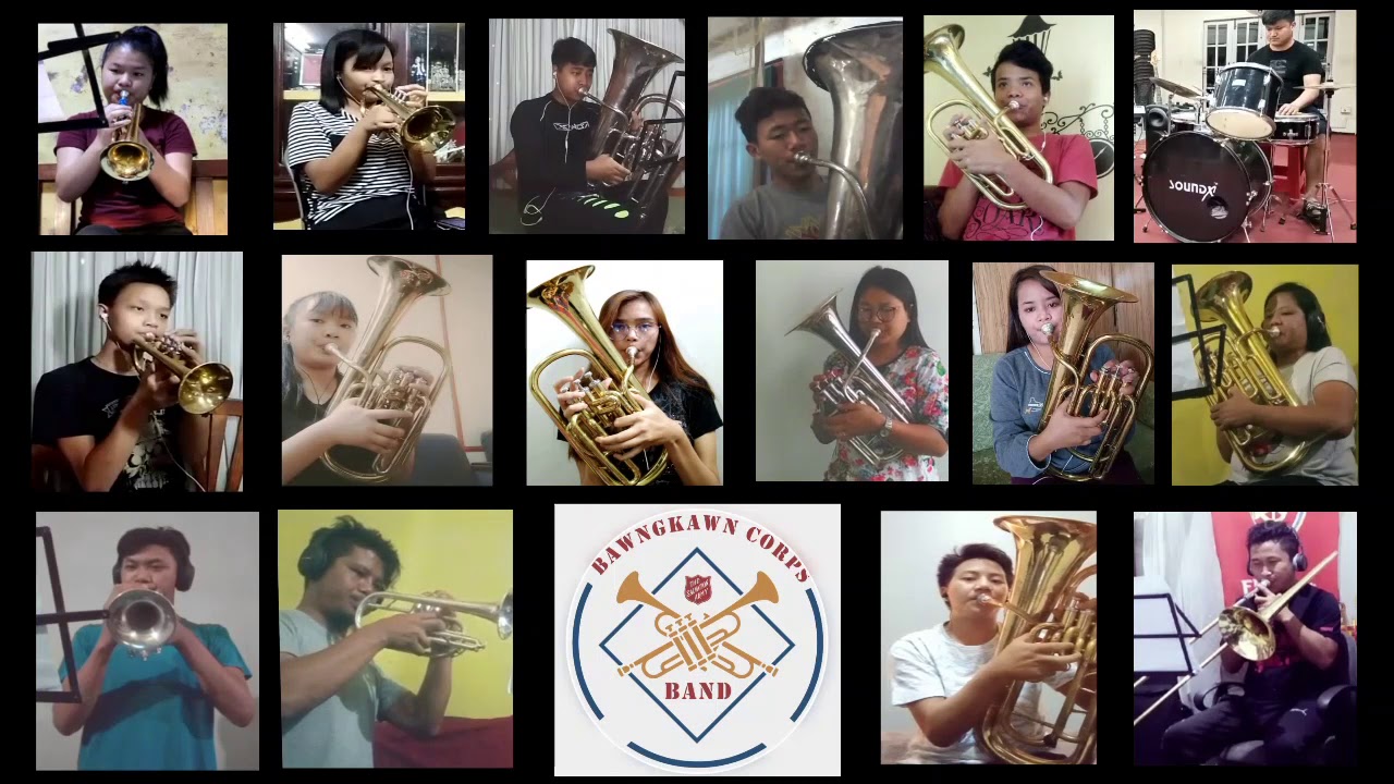 'ALL HEAVEN DECLARES' - Bawngkawn Corps Band (Collaboration video)