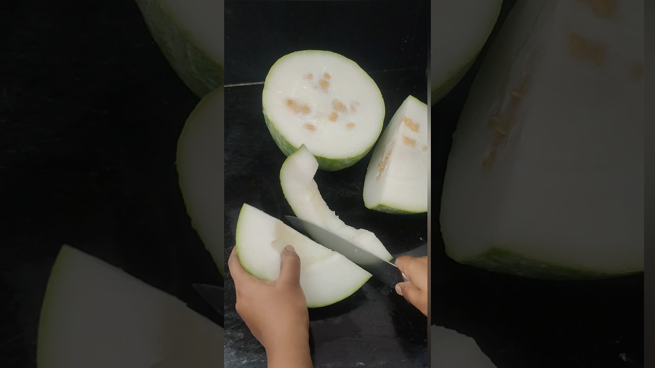 How To Cut And Store Ash Gourd #Shorts #food