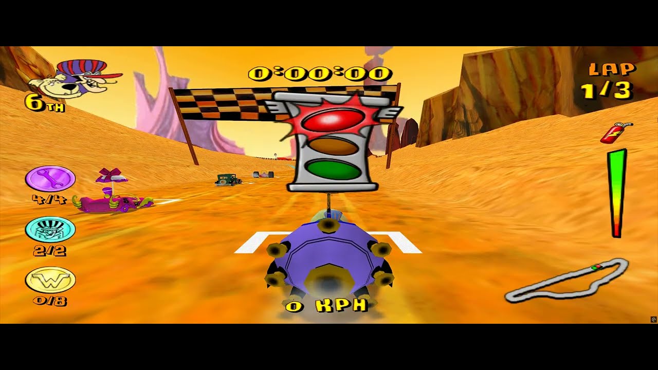 Wacky Races Mad Motors Ps2 no Pc Parte 11