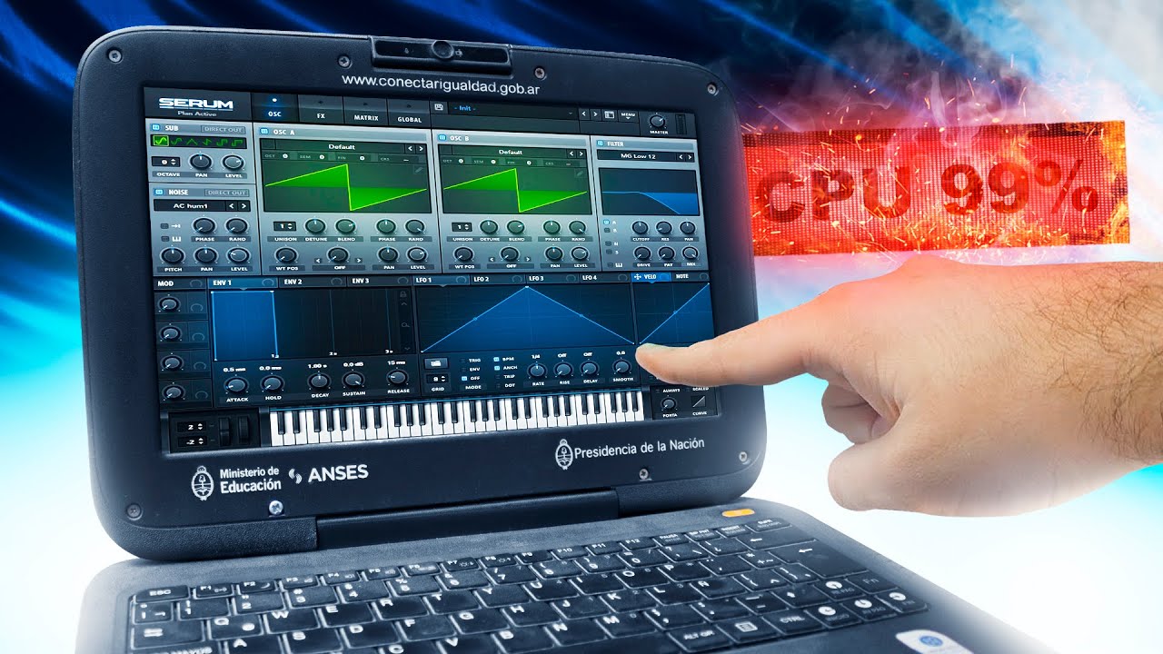 ¿Sirve para TOCAR EN VIVO? 🎹😨 ¡Netbook del Gobierno llevada AL MÁXIMO! 🔥