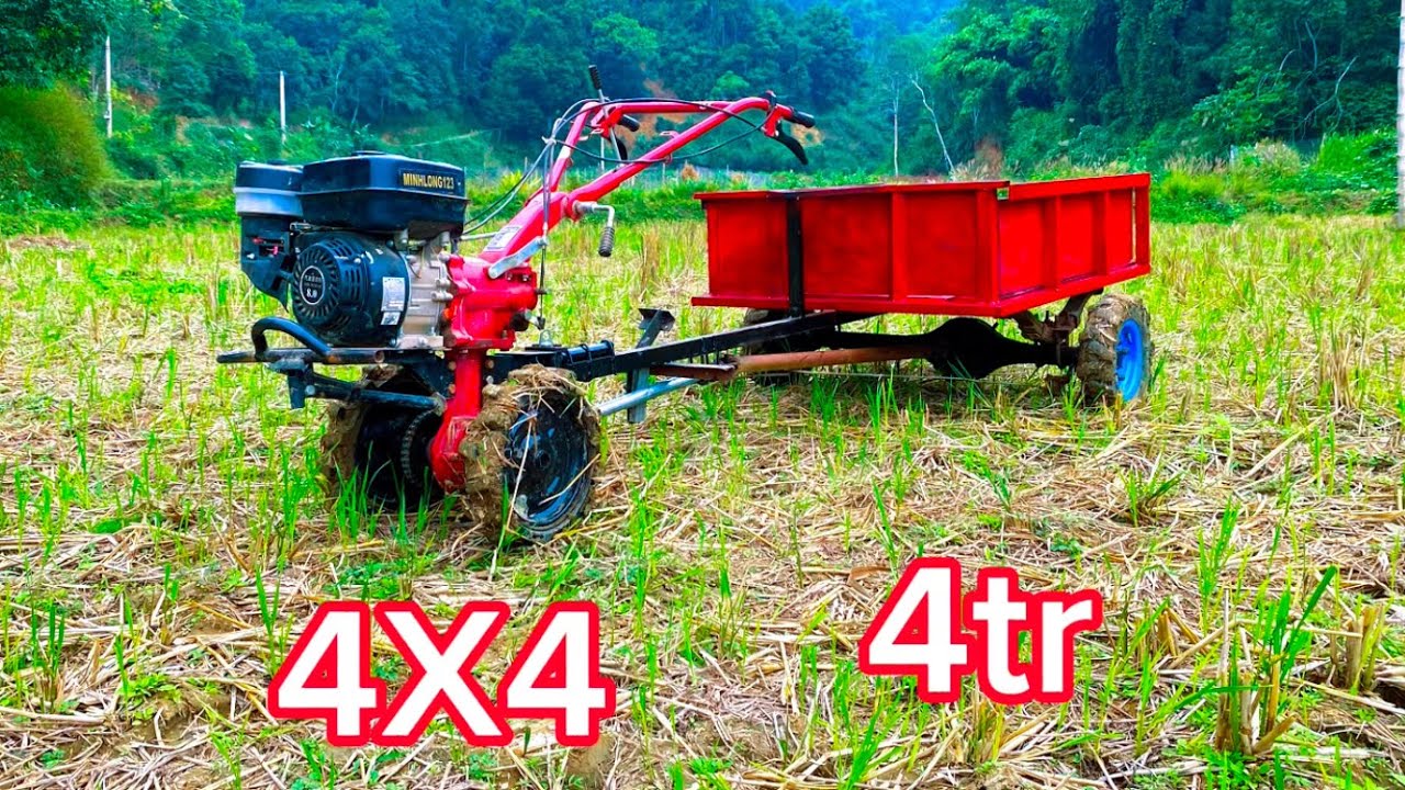 Chế tạo thùng chở hàng cầu đẩy. Cho các dòng máy phay đất 173,178. Chi phí 4tr