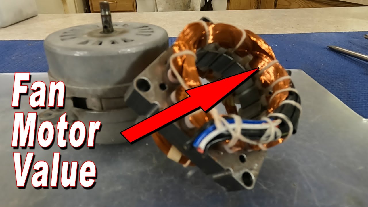 Scrapping Small Fan Motors for Copper, Aluminum & Steel | In Two Minutes
