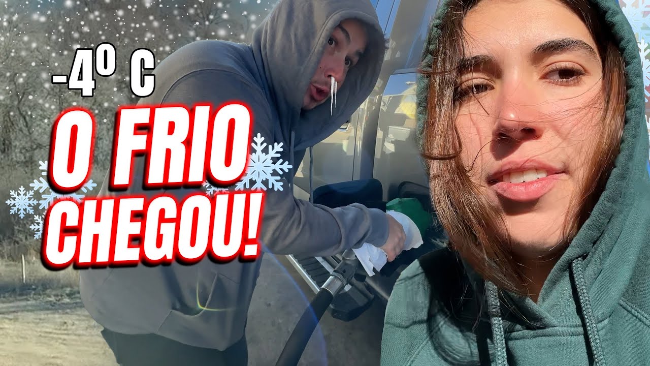 O FRIO CHEGOU COM -4ºC NOS ESTADOS UNIDOS