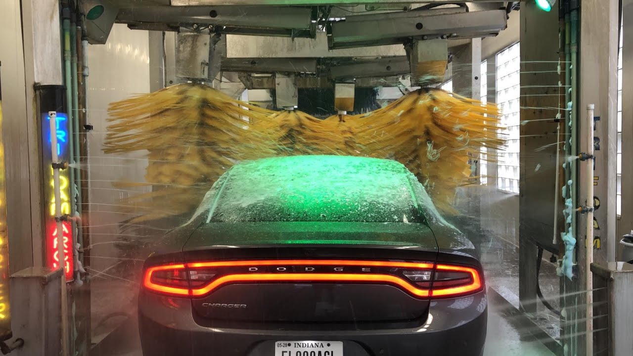 (Quad Take) Awesome Ryko Rocket Tunnel At Touch N Go Car Wash - 805 Army Post Rd, Des Moines IA