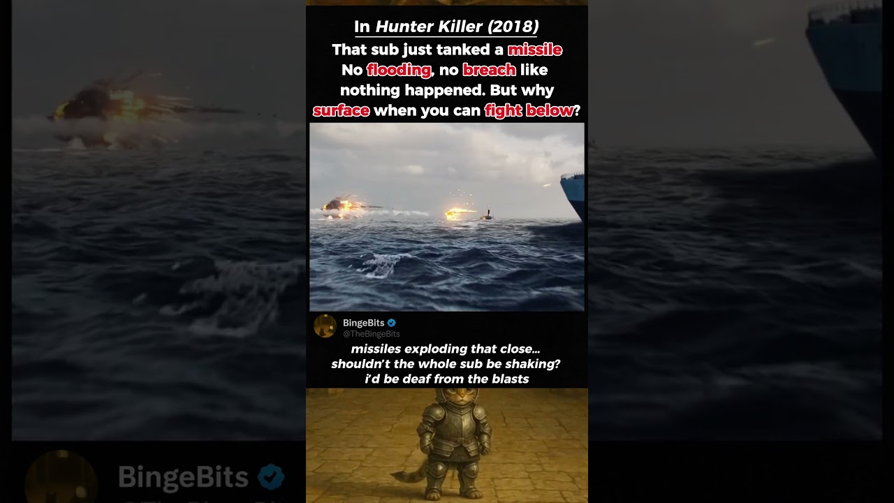 The Most Unreal Submarine Scene Ever | Hunter Killer