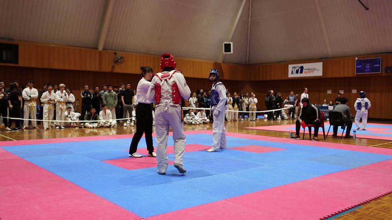 2019 VIUC - Geremy Cao (UOM) VS Liam Coultas (MON) - Male Black Sparring