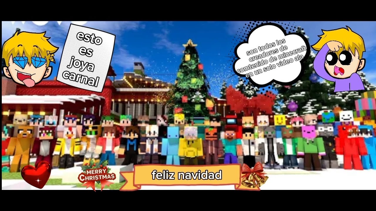  Video reacción a feliz navidad a todos 2025 ft 100 youtubers especial de navidad (espectacular)mil💞