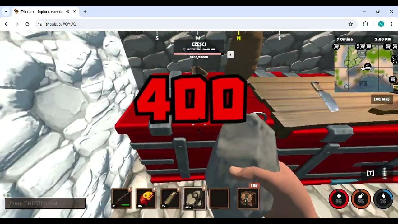 Tribals.io  Raid with friend Part3
