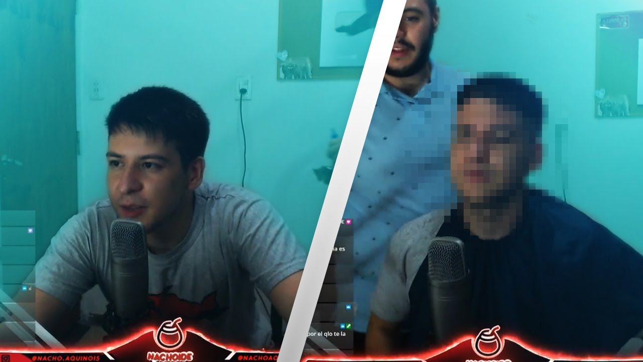 LONGO LE CORTA EL PELO A NACHOIDE MIENTRAS HABLAN BOLUDECES