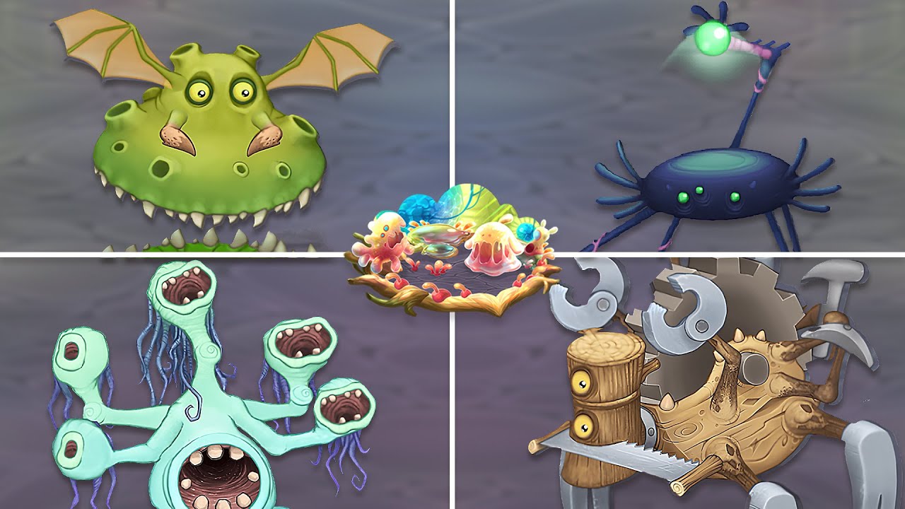 Ethereal Workshop Wave 4 - All Monster Sounds & Animations (My Singing Monsters)