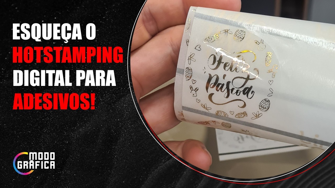 Impressão Dourada em Adesivos Transparentes: Como Funciona?