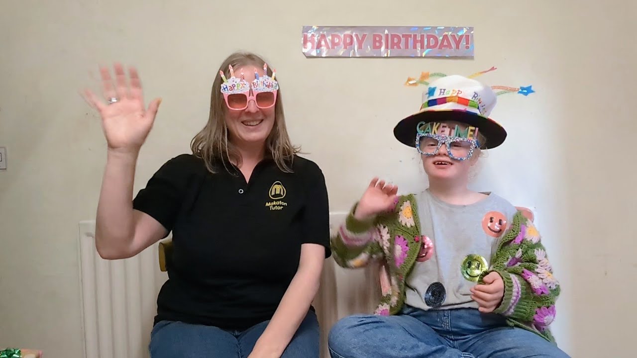 Makaton Signs - Celebrating a Birthday 🎂