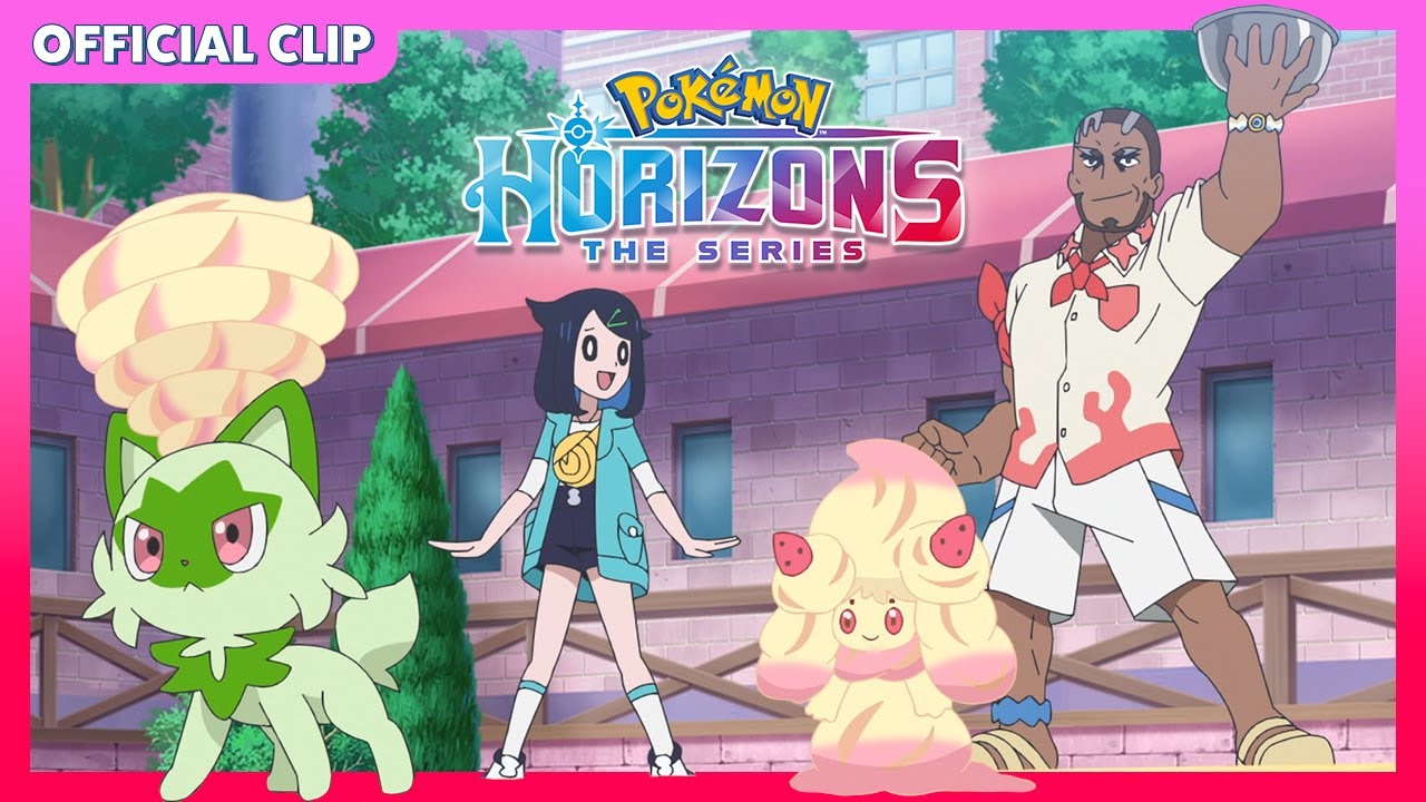 UK: Pok&eacute;mon Battle or Cake Battle? | Pok&eacute;mon Horizons: The Series | Official Clip