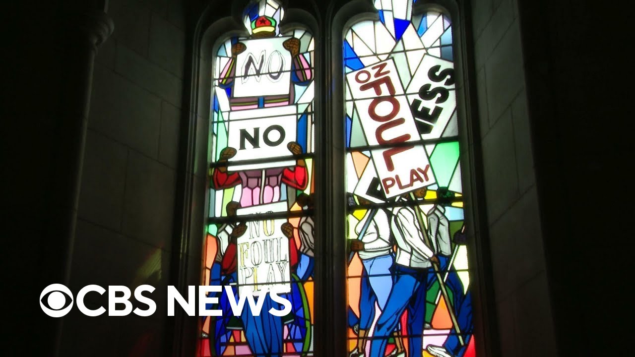 New stained-glass windows added to Washington, D.C.'s National Cathedral