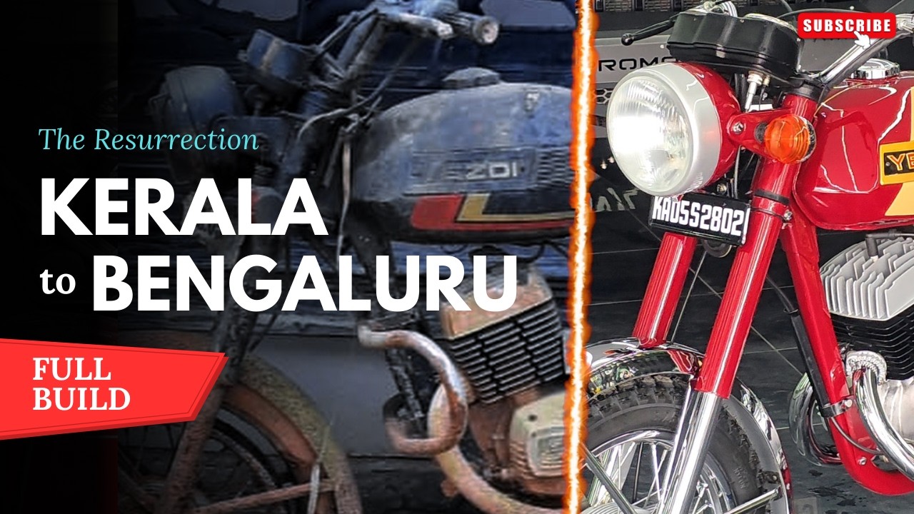 Yezdi Roadking Full Restoration: From Scrap to Showroom | Dhanalakshmi Customs