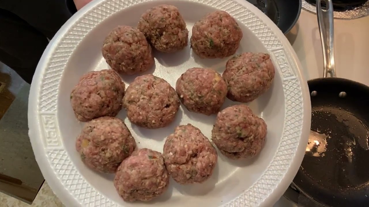 Albóndigas en salsa de espageti