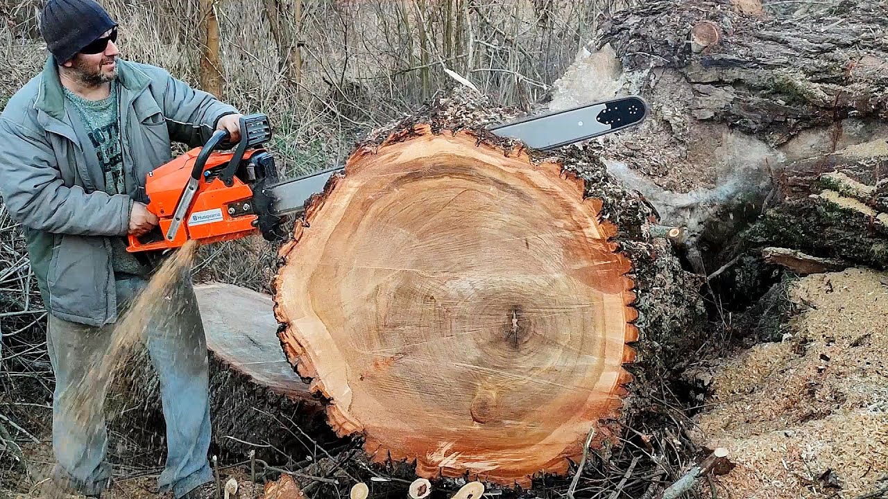 Husqvarna 3120xp II 42" FarmerTec bar II big wood !!!