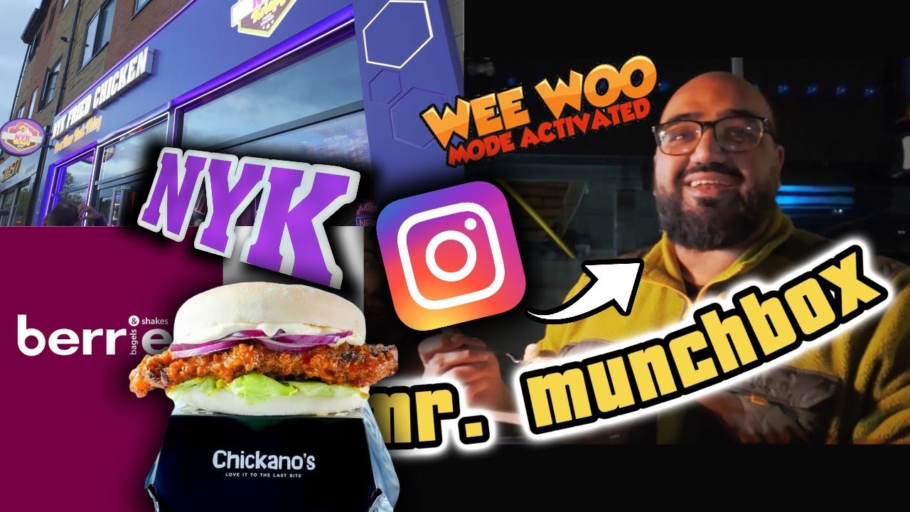 Bearded Bakers, New York Krispy NYK, Chickanos, @mrmunchbox  Mughals Bradford Day 3 - Vlog #012