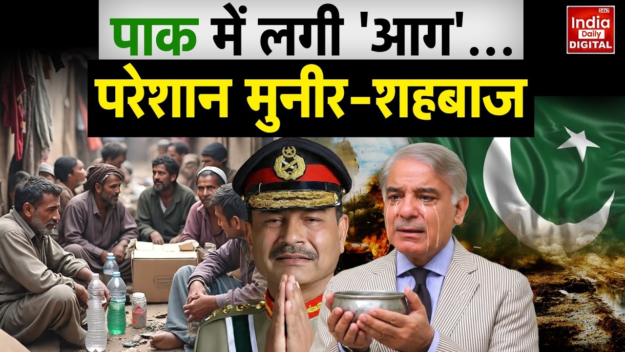 Pakistan: पाकिस्तान में ‘आग’ से बढ़ी टेंशन, मुनीर-शहबाज पर नजर | Asim Munir | Shehbaz Sharif