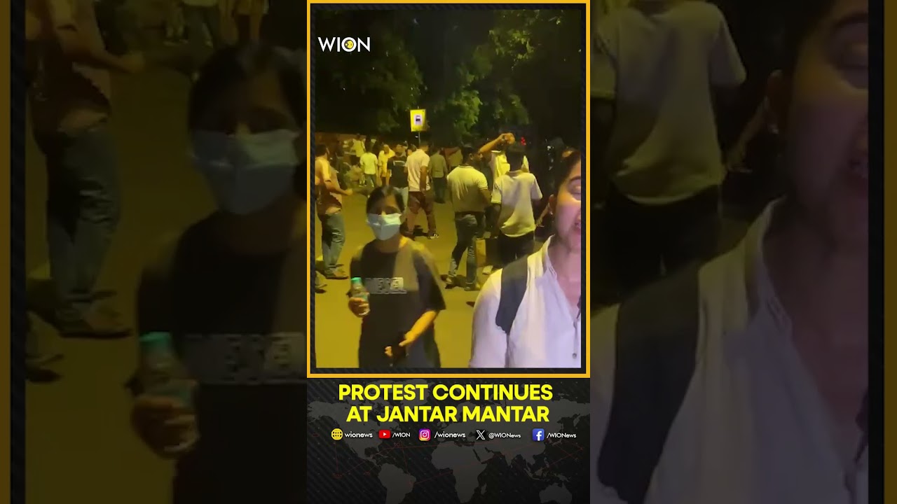 NEET Paper Leak Protest Grows Stronger As Night Falls | WION Shorts