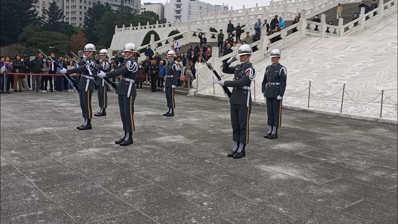 20260208中正紀念堂Chiang Kai Shek Memorial Hall陸軍儀隊戶外巡查+訓練展示