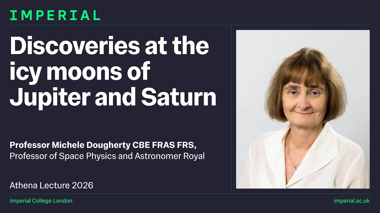 Athena Lecture 2026 - Discoveries at the icy moons of Jupiter and Saturn