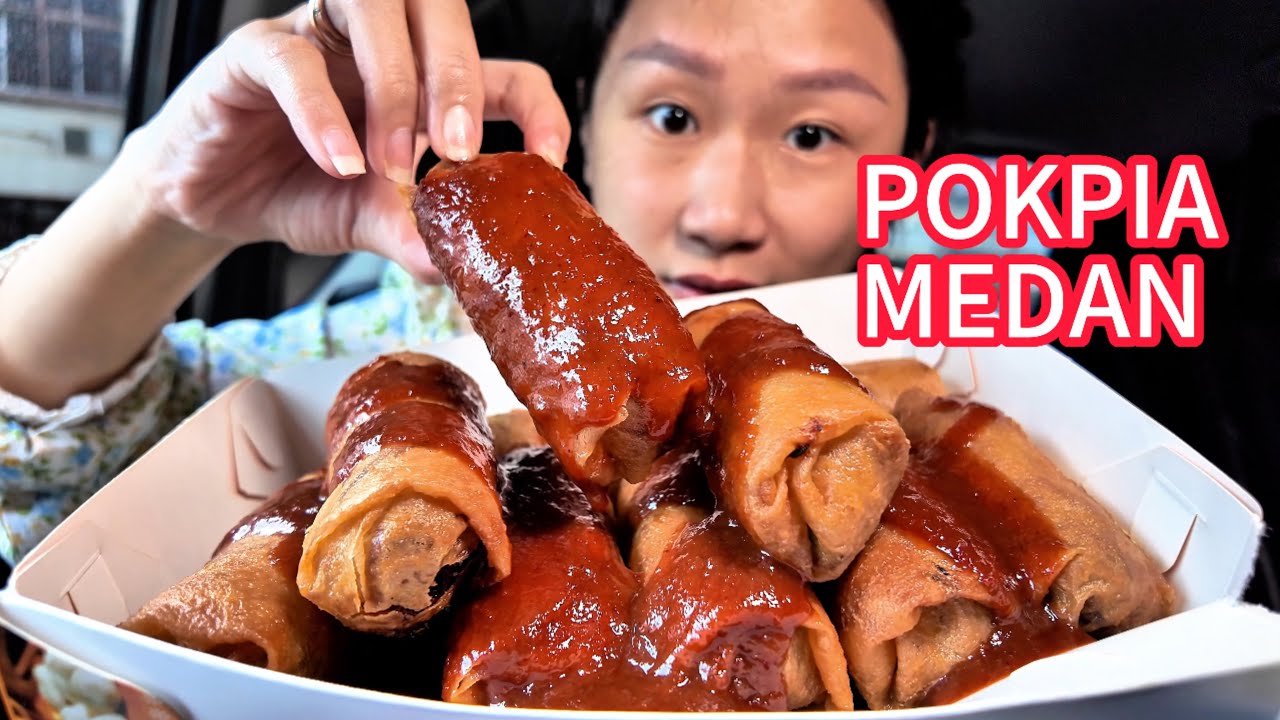 CRISPY POKPIA DARI MEDAN 😍 MIRIP RISOL #jejezhuang #mukbang