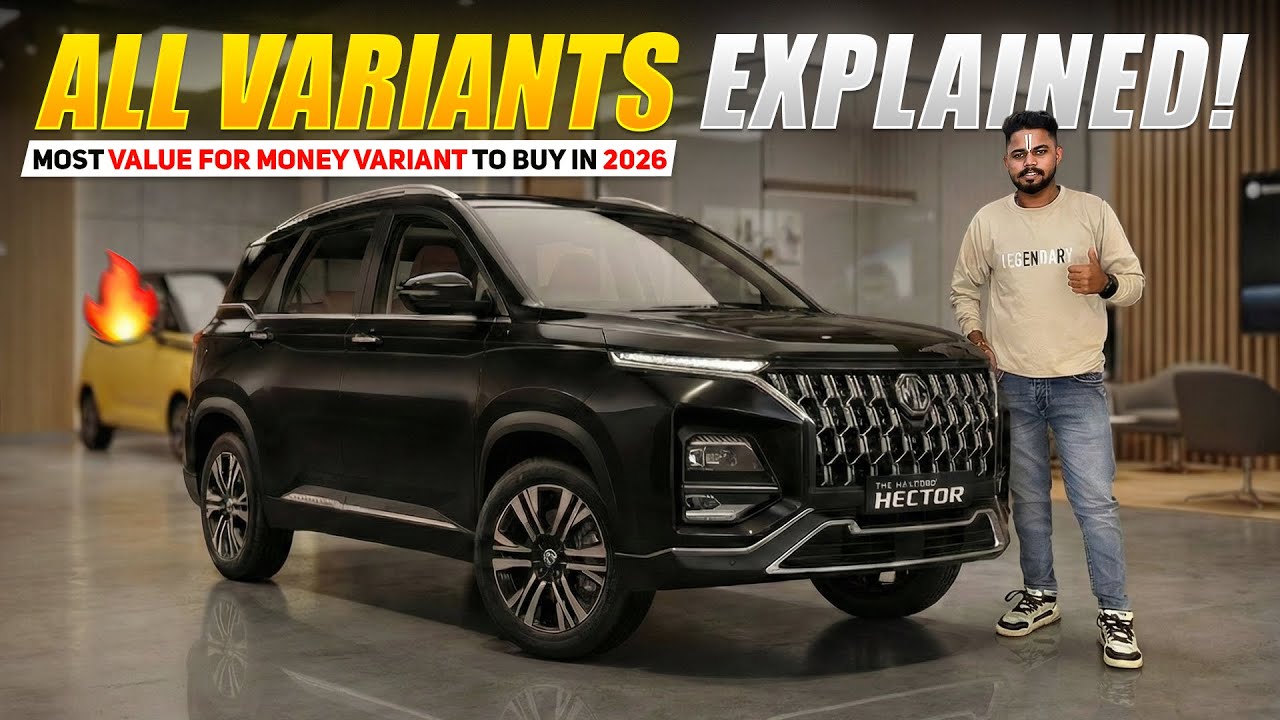 2026 MG Hector Facelift All Variants Explained 🔥| VFM Variant | XUV 7XO Rival? 🤔
