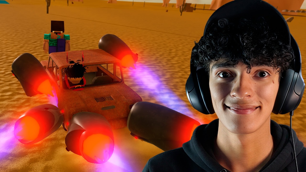 XABLAU CRIOU O CARRO VOADOR MAIS INSANO DO A DESERT E EXPLODIU!