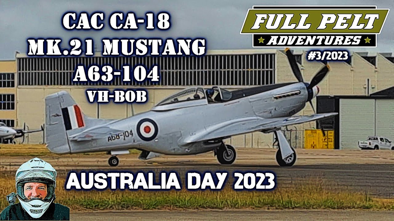 CAC CA-18 Mk.21 Mustang RAAF A68-104 First Flight after Restoration
