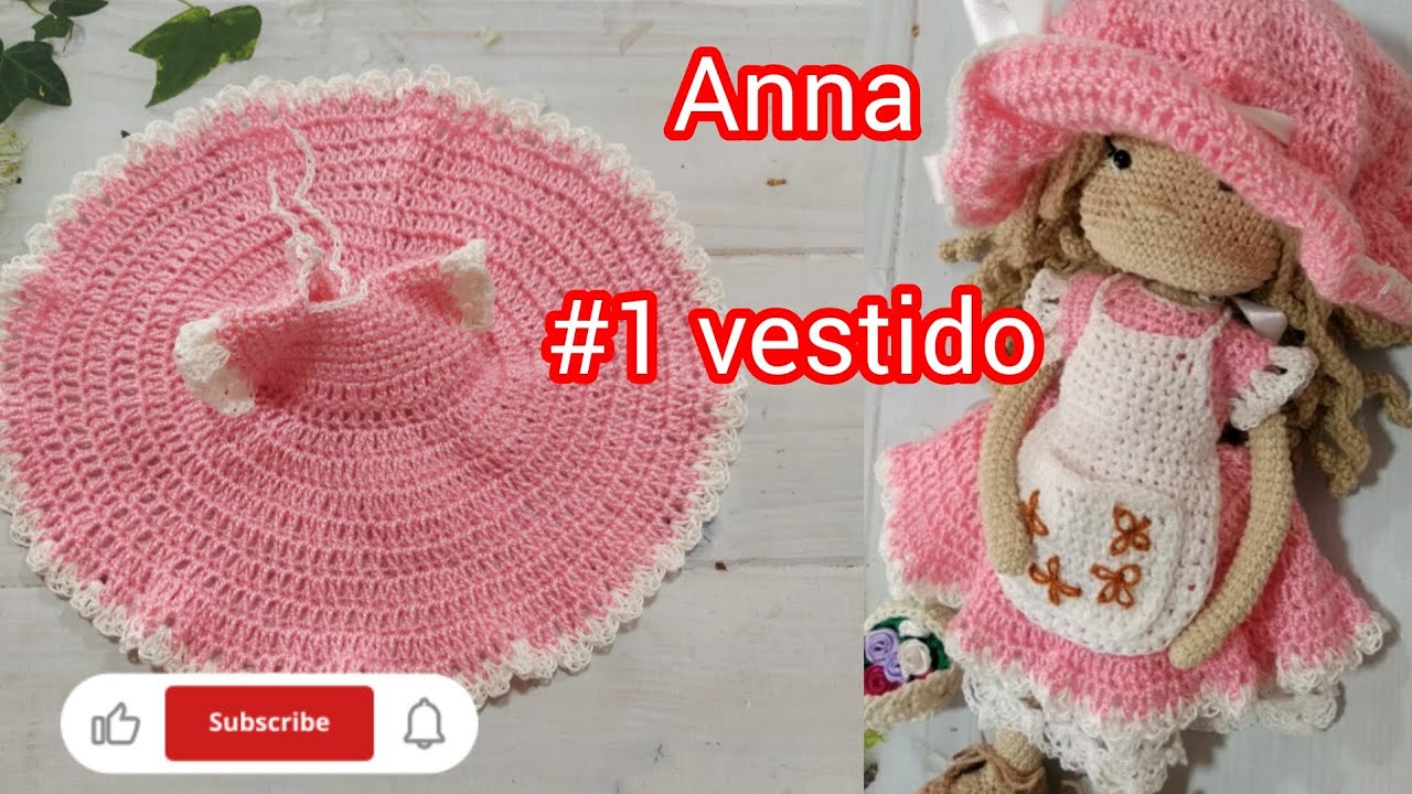 Amigurumi,Anna,vestido
