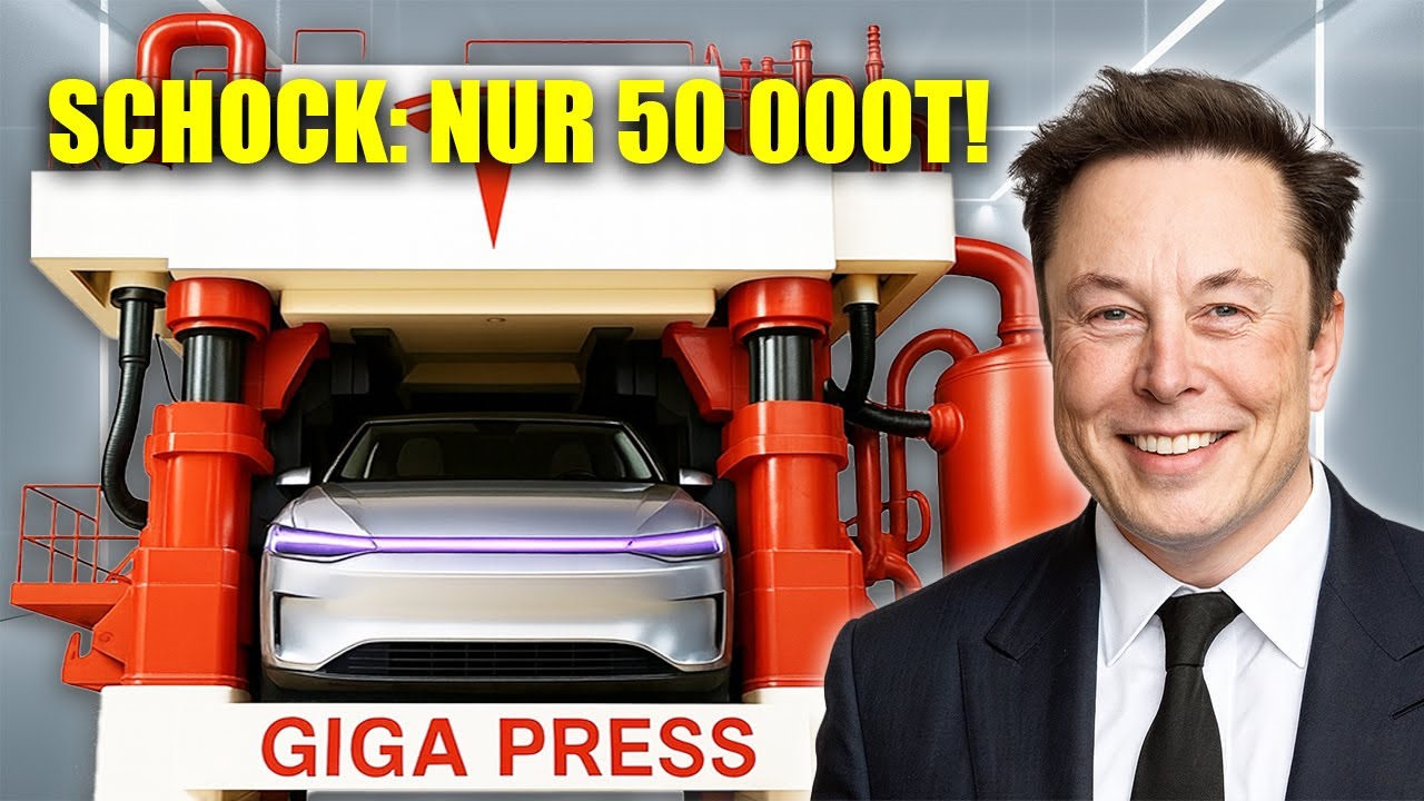 Elon Musk enth&uuml;llt Giga Press 50 000T f&uuml;r Tesla Model Q