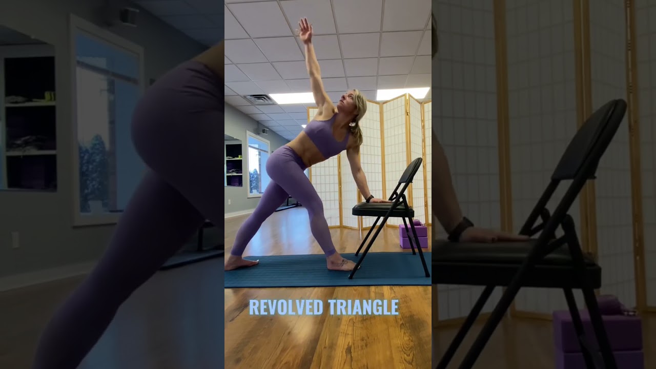 Yoga Sequence Using a Chair