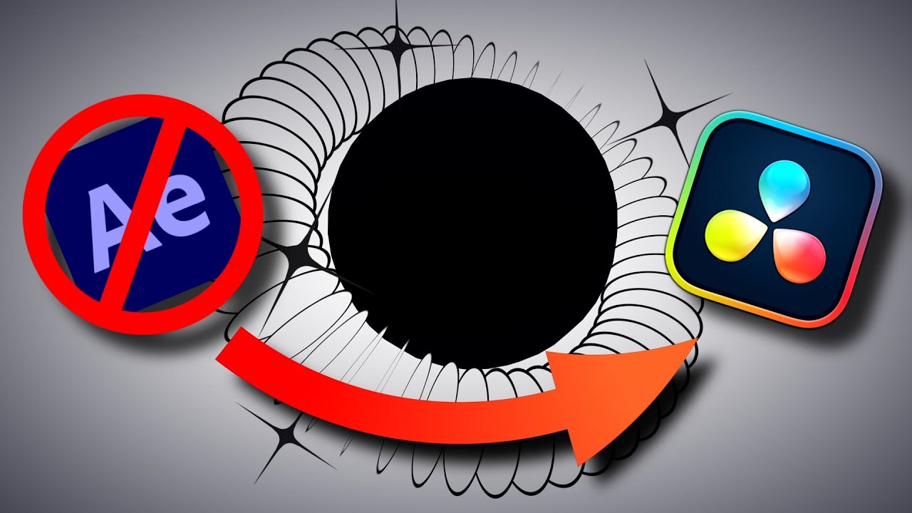 How To Make AE Motion Graphics in DaVinci Resolve Fusion | For Free!