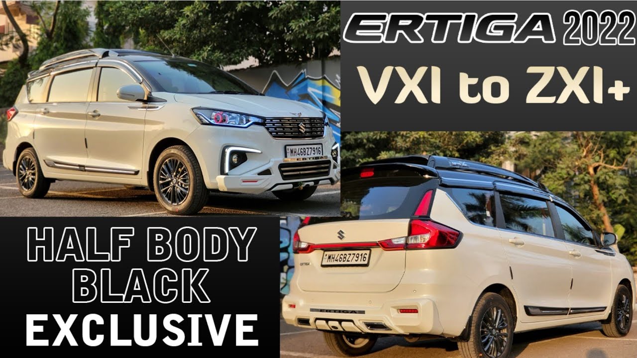 ERTIGA 2022 MODIFIED WITH DUAL TONING WITH COMPLETE VXI TO ZXI PLUS UPGRADATION.....!!!