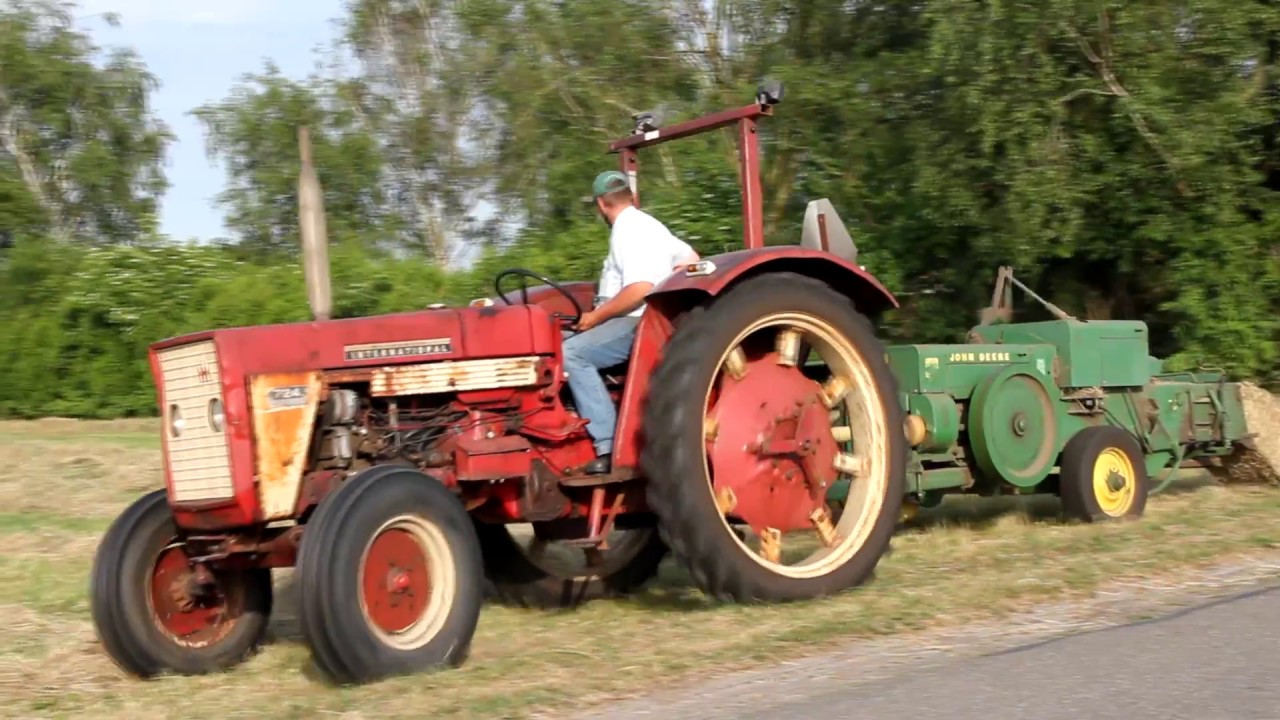 kleine balen persen | International, Deutz, John Deere