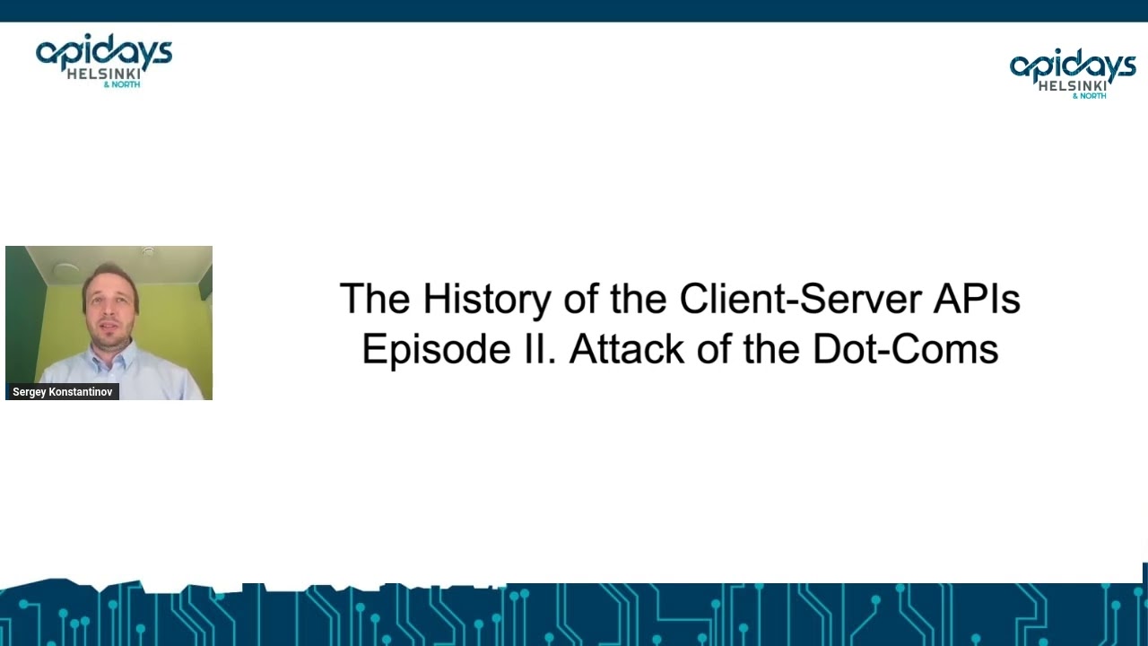 Apidays Helsinki & North 2024 - The REST API Myth  By Sergey Konstantinov @Bolt Technology