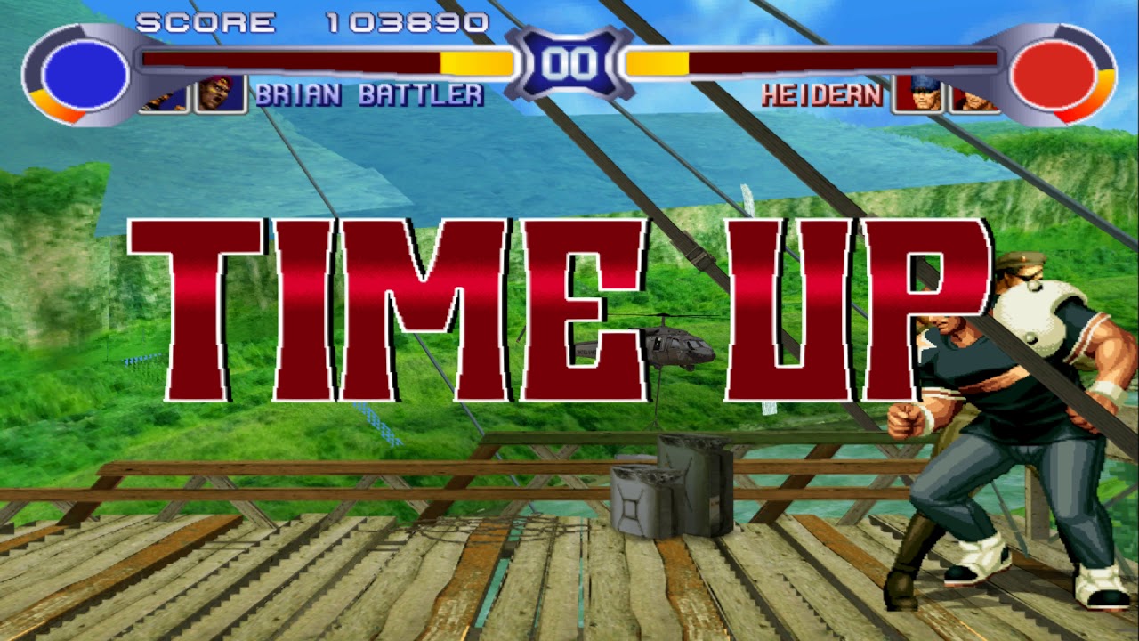 The King of Fighters 94 Re-Bout PS2 (1CC) - AMERICAN SPORTS TEAM Heavy D!, Lucky Glauber, Brian