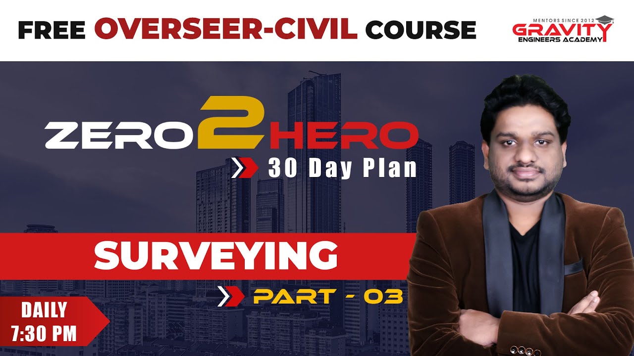 COMPASS SURVEY | FREE OVERSEER COURSE | Gravity Engineers Academy