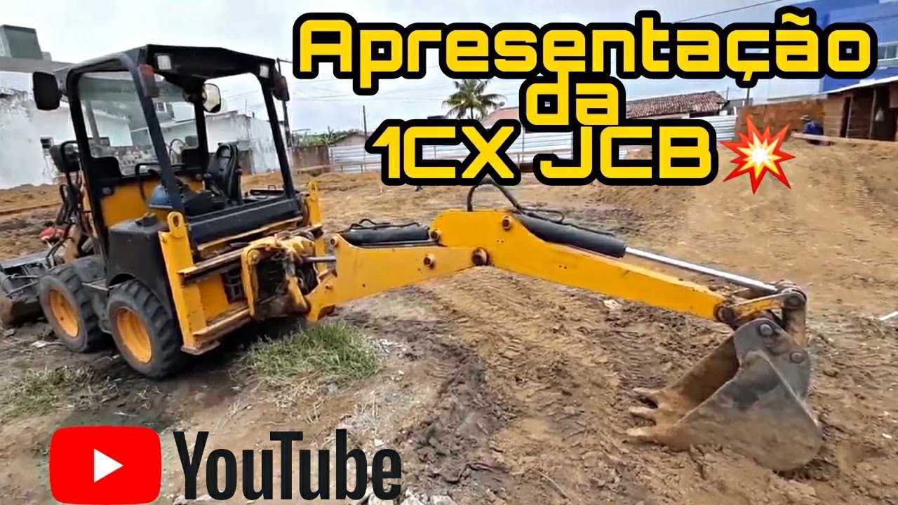 Apresentação da Mini Retrôescavadeira 1CX da JCB!🚜💥