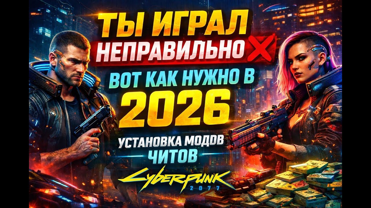 ВСЕ РАБОЧИЕ МОДЫ И ЧИТЫ В 2026 ГОДУ 🔥 ПОЛНЫЙ ГАЙД | Cyberpunk 2077