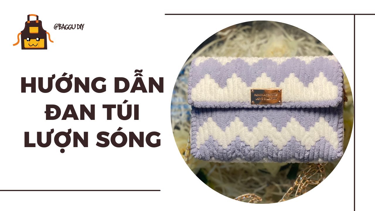Hướng Dẫn Đan Túi Lượn Sóng| Túi tự đan Baggu DIY #shorts