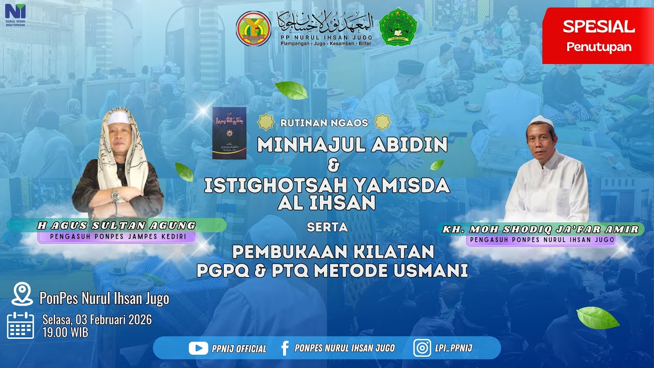 KH. Moh Shodiq Ja'far Amir & Agus Sultan Agung | Rutinan Malam Rabu | Spesial Pembukaan Kilatan.