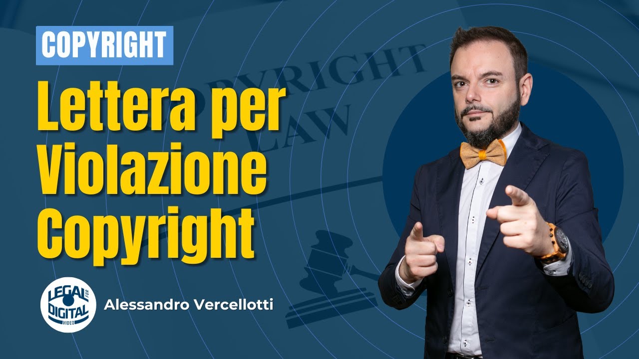 Lettera per Violazione Copyright