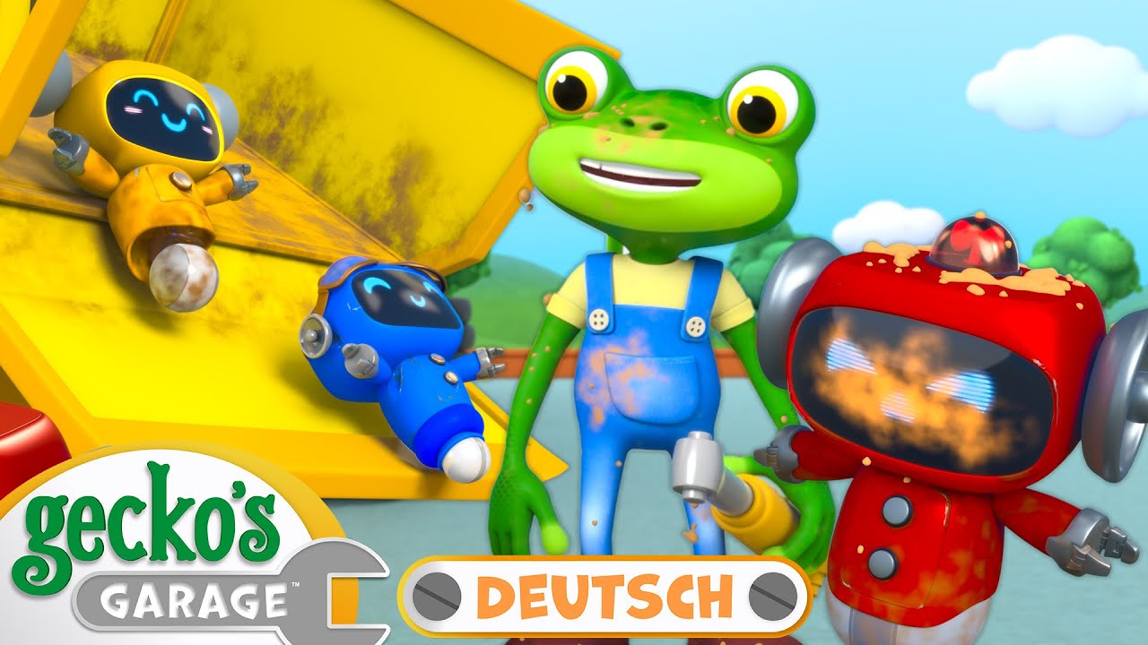 Die Kipplaster-Rutsche | 90-minütige Zusammenstellung｜Geckos Garage Deutsch｜LKW für Kinder 🛠️