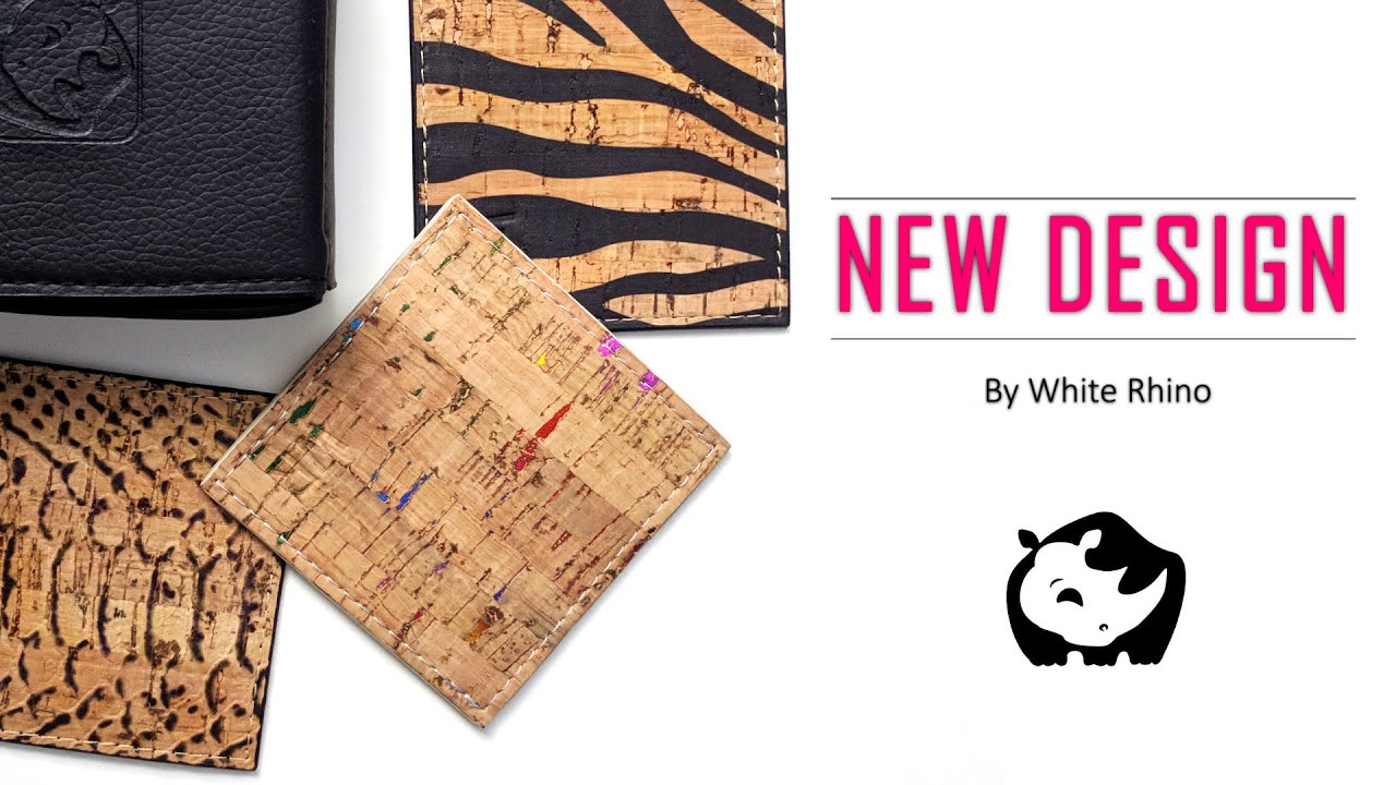 Cork Leather Coasters | by White Rhino | Ethical Design